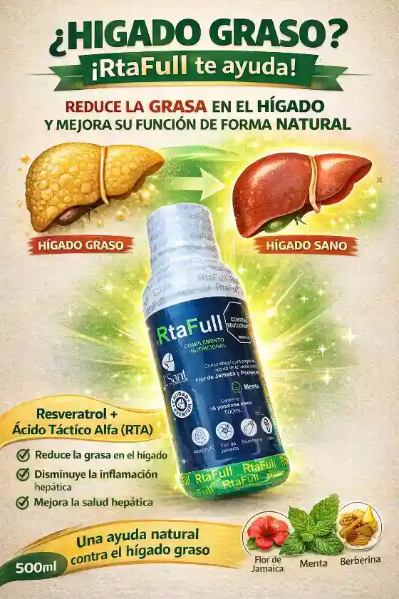 Infografía sobre el hígado recargado